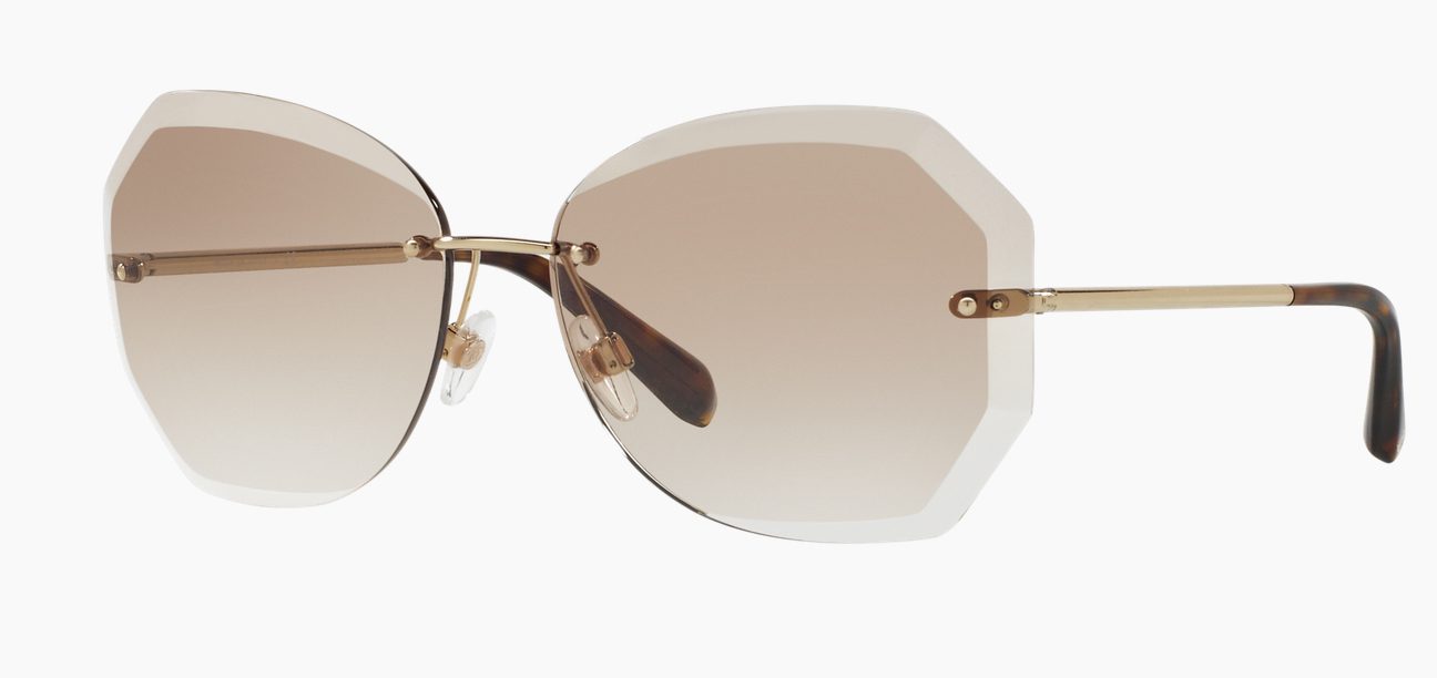 Chanel CH 4220 C395 3B Rimless Sunglasses Sunglasses Direct